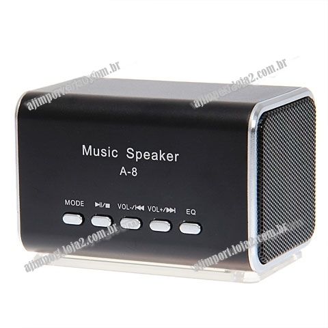 Portátil Multifunção Digital Micro Speaker TF / Áudio USB