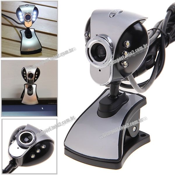 Webcam PC 6 LED Lighting Digital