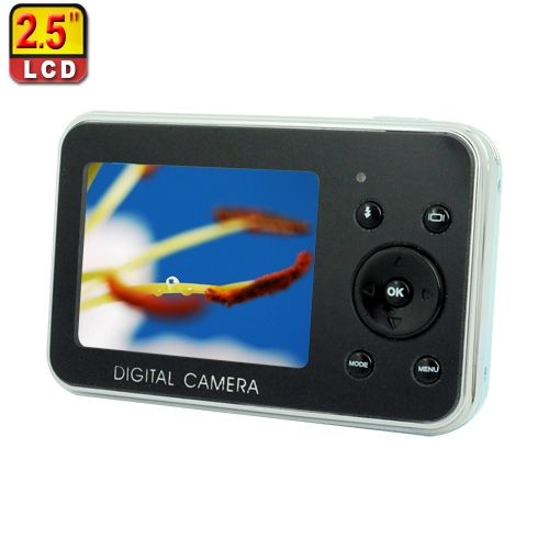 2,5 polegadas TFT LCD 12MP Digital Camera DC500OB Azul